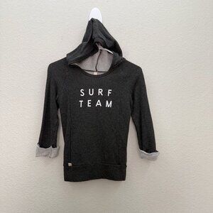 Childhoods Surf Team Pulllover Beach Hoodie Sweatshirt USA Made Kids size 8/9